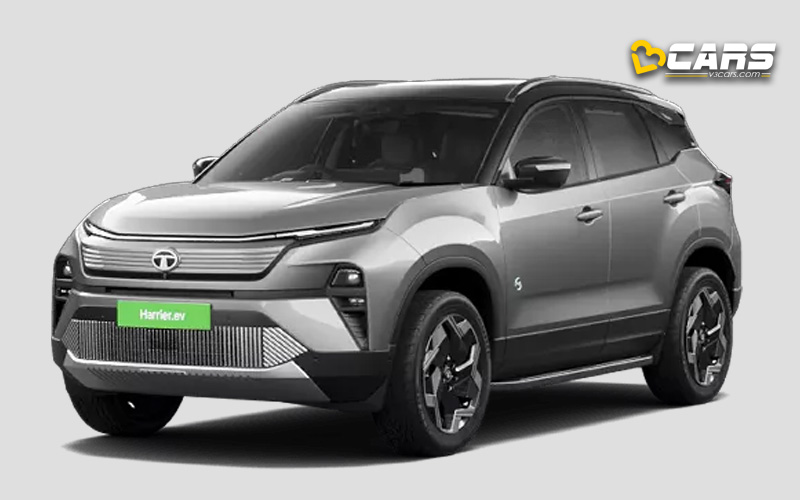 2025 tata harrier ev colour options variant wise